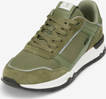 Baskets basses 'Peter 9D' Marc O'Polo en vert : devant