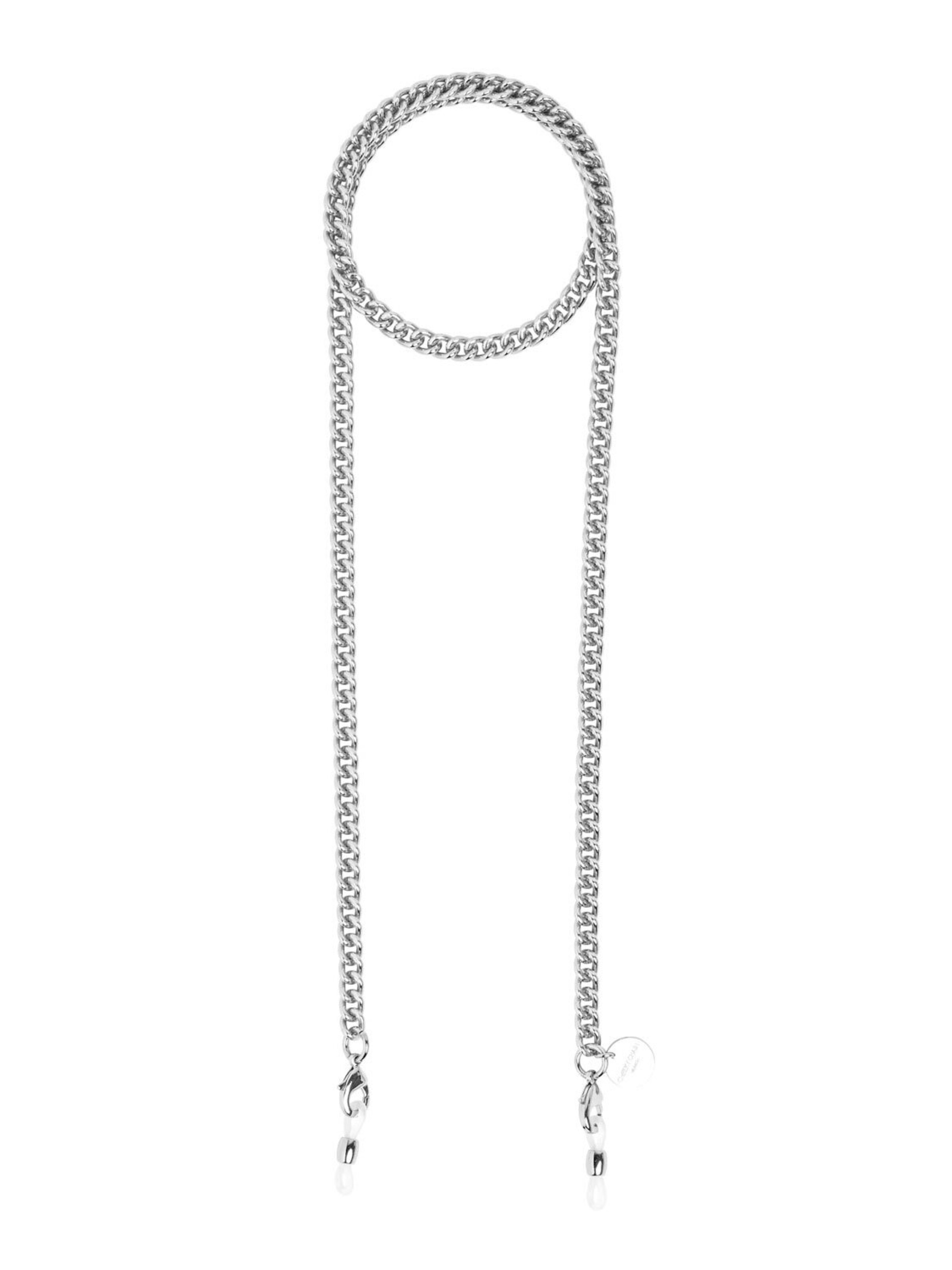 Cheeky Chain Munich Ketting 'Ava' in Zilver: voorkant