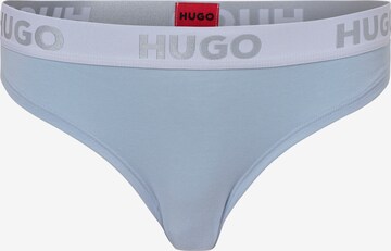 HUGO Thong in Blue: front