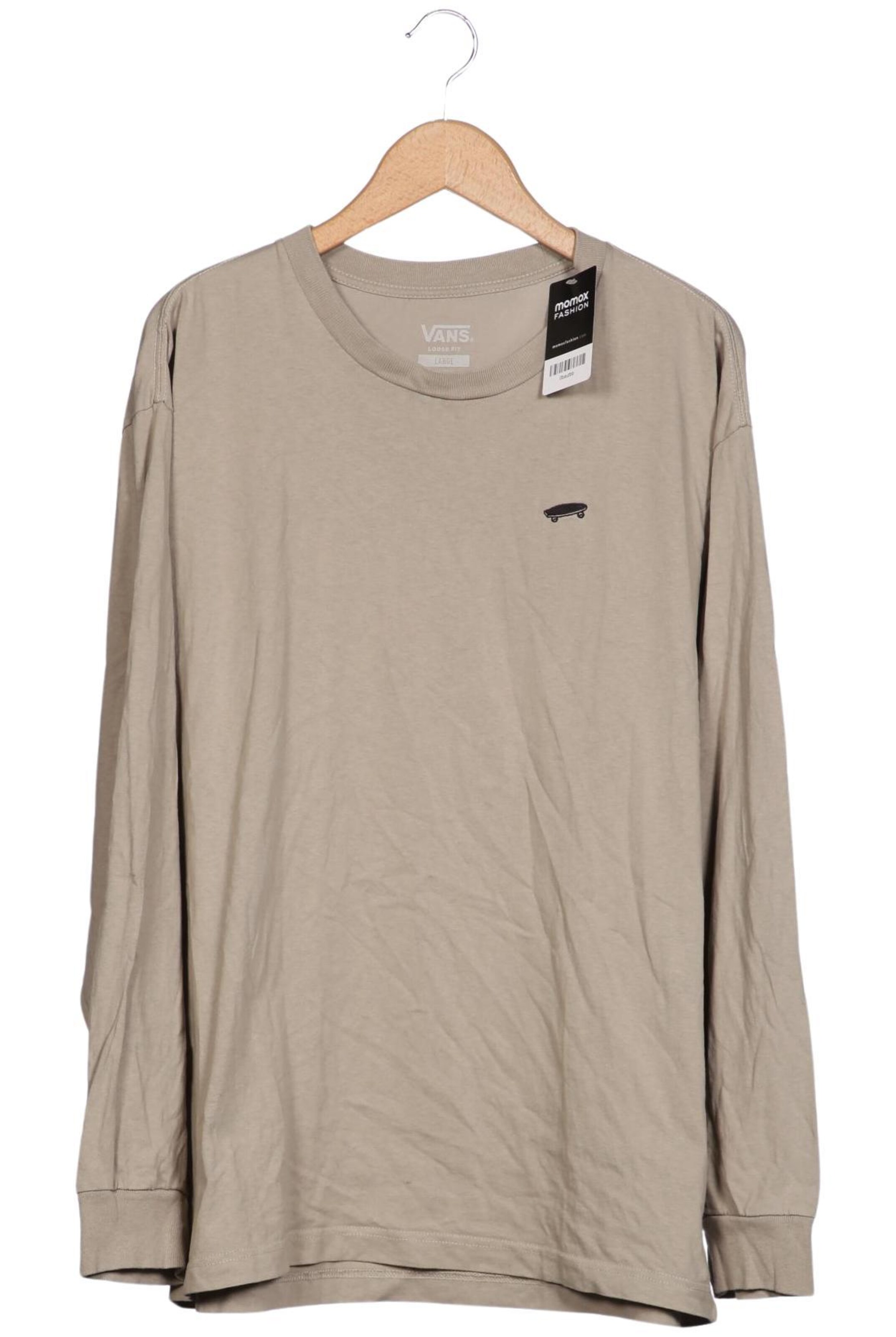 VANS Langarmshirt L in Beige: Vorderseite