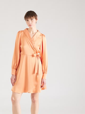 VILA Koktejlové šaty – oranžová: přední strana