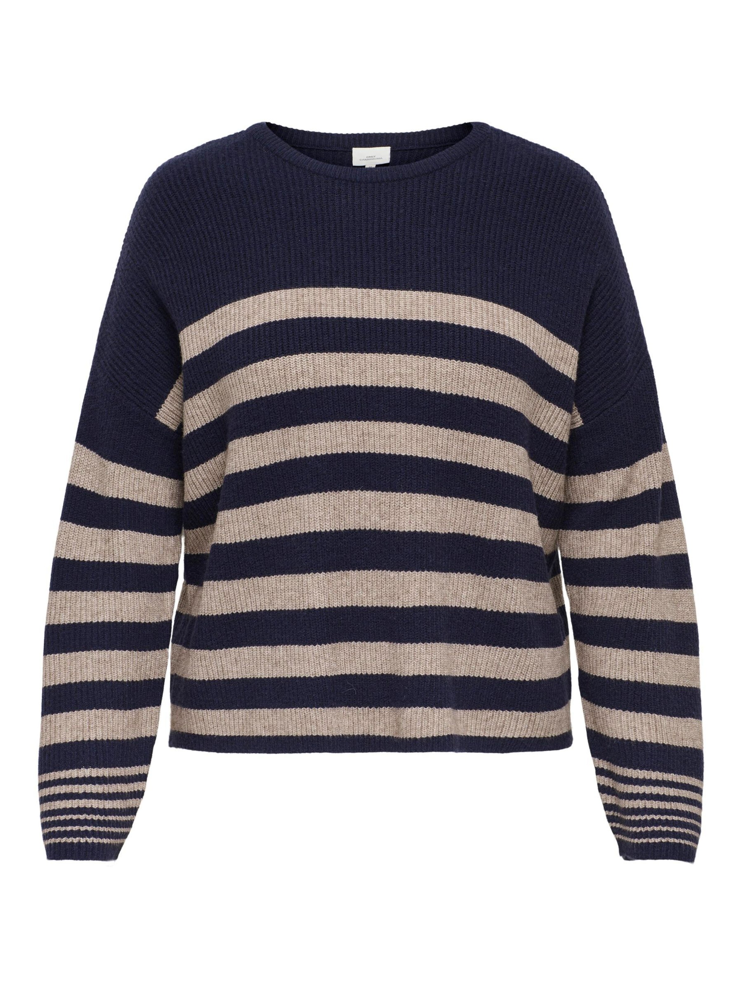 ONLY Carmakoma Pullover 'CARKatia' i grå: forside