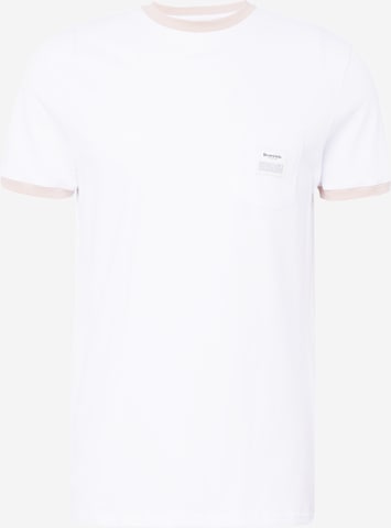 T-Shirt Resteröds en blanc : devant