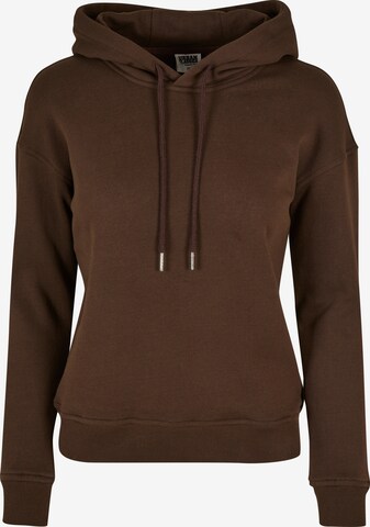 Sweat-shirt Urban Classics en marron : devant