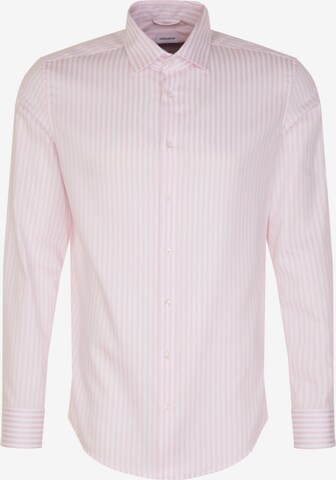 Chemise business SEIDENSTICKER en rose : devant