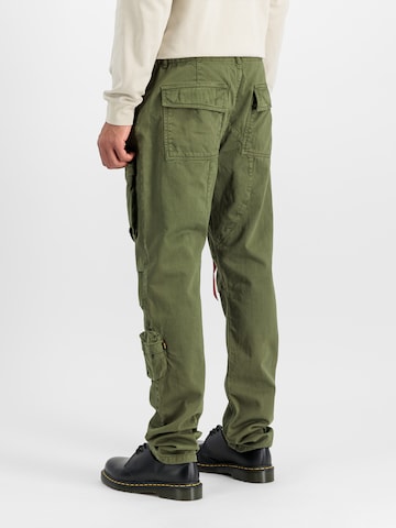 ALPHA INDUSTRIES Tapered Cargobyxa 'Tactical' i grön