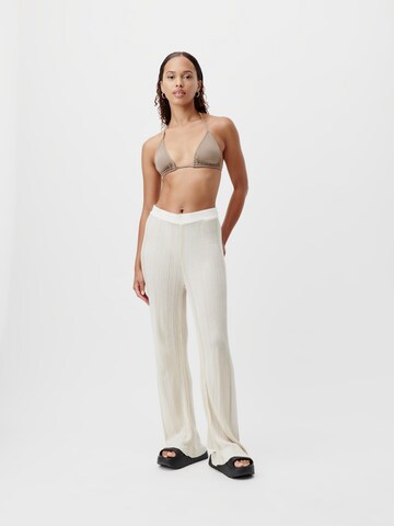 évasé Pantalon 'Melika' LeGer by Lena Gercke en beige
