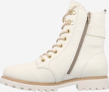 REMONTE Lace-Up Ankle Boots in White