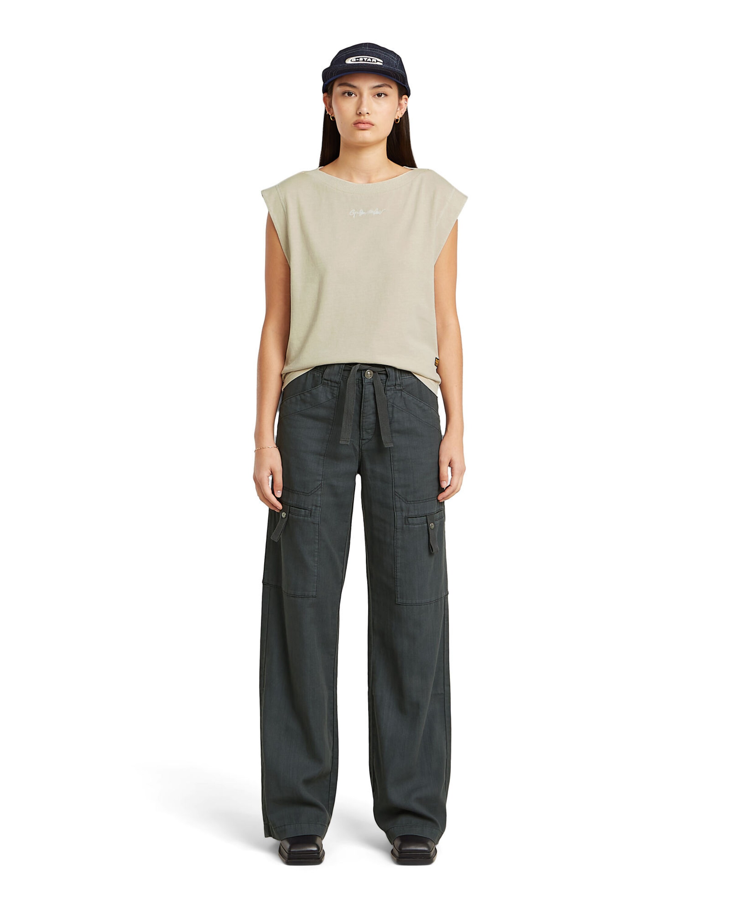 G-STAR Regular Broek 'Judee' in Grijs