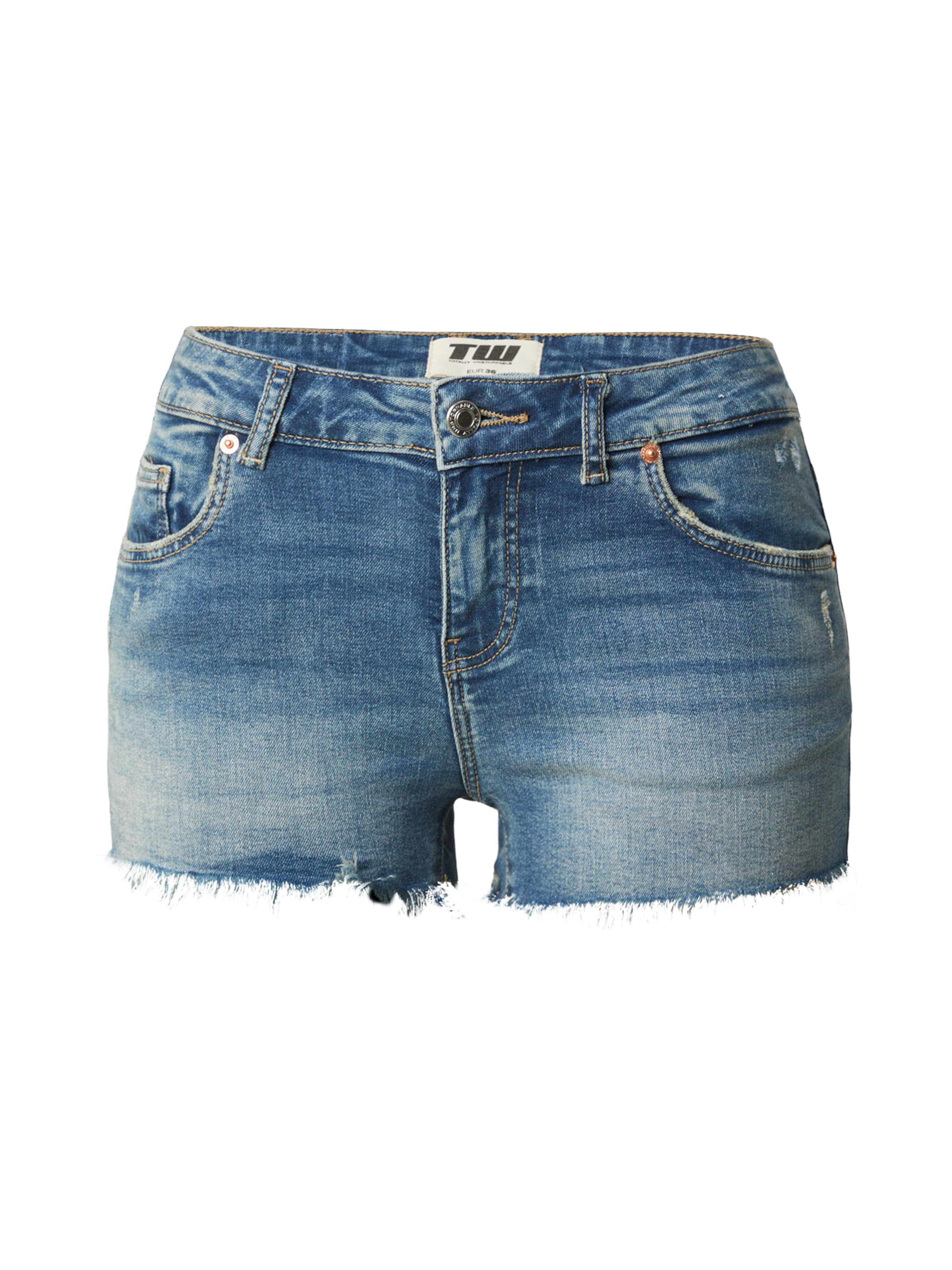 Tally Weijl - Slimfit Calças de ganga em azul: frente