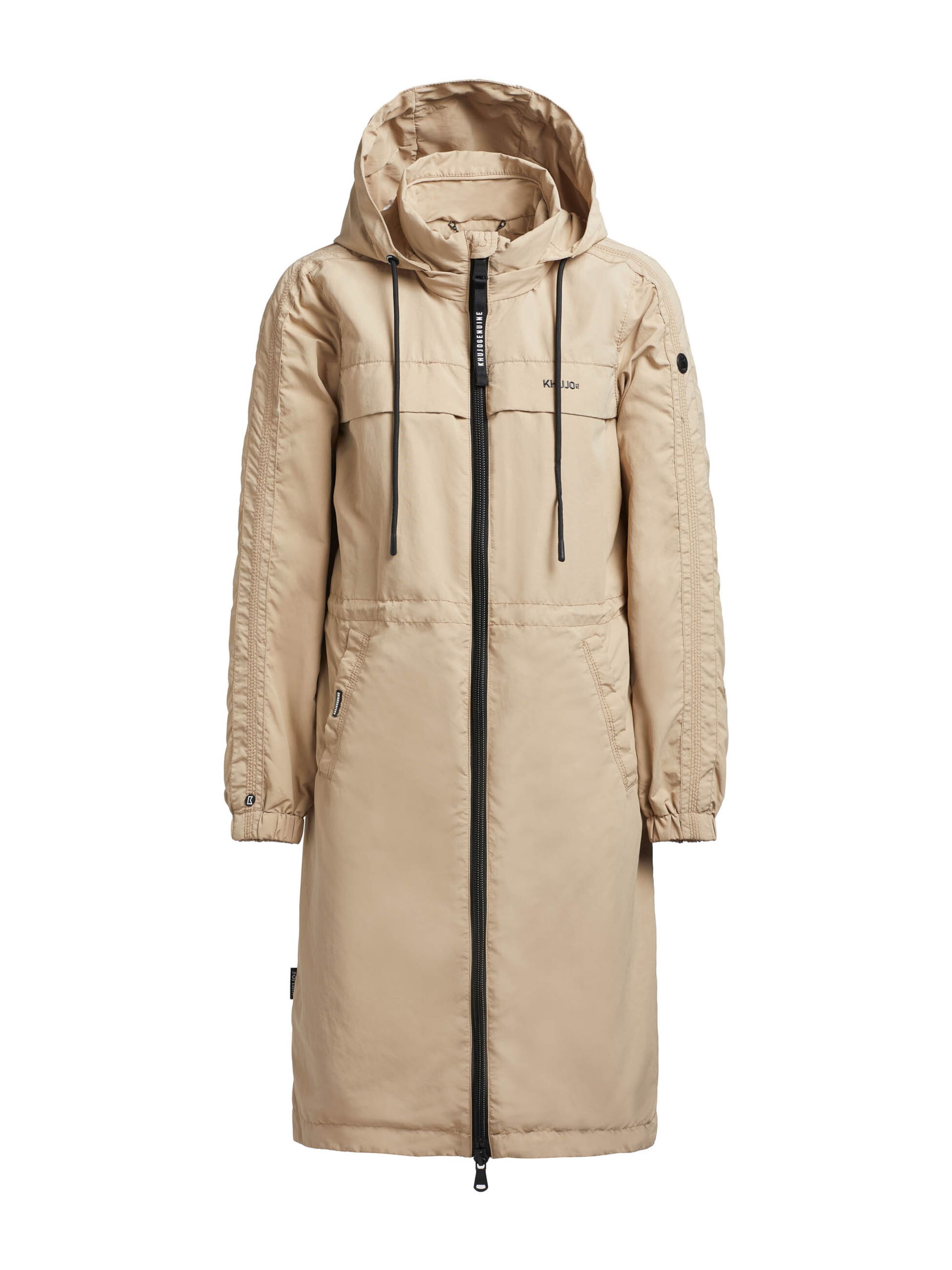 khujo Between-seasons coat 'VOYA4' in Camel / Black, Item view