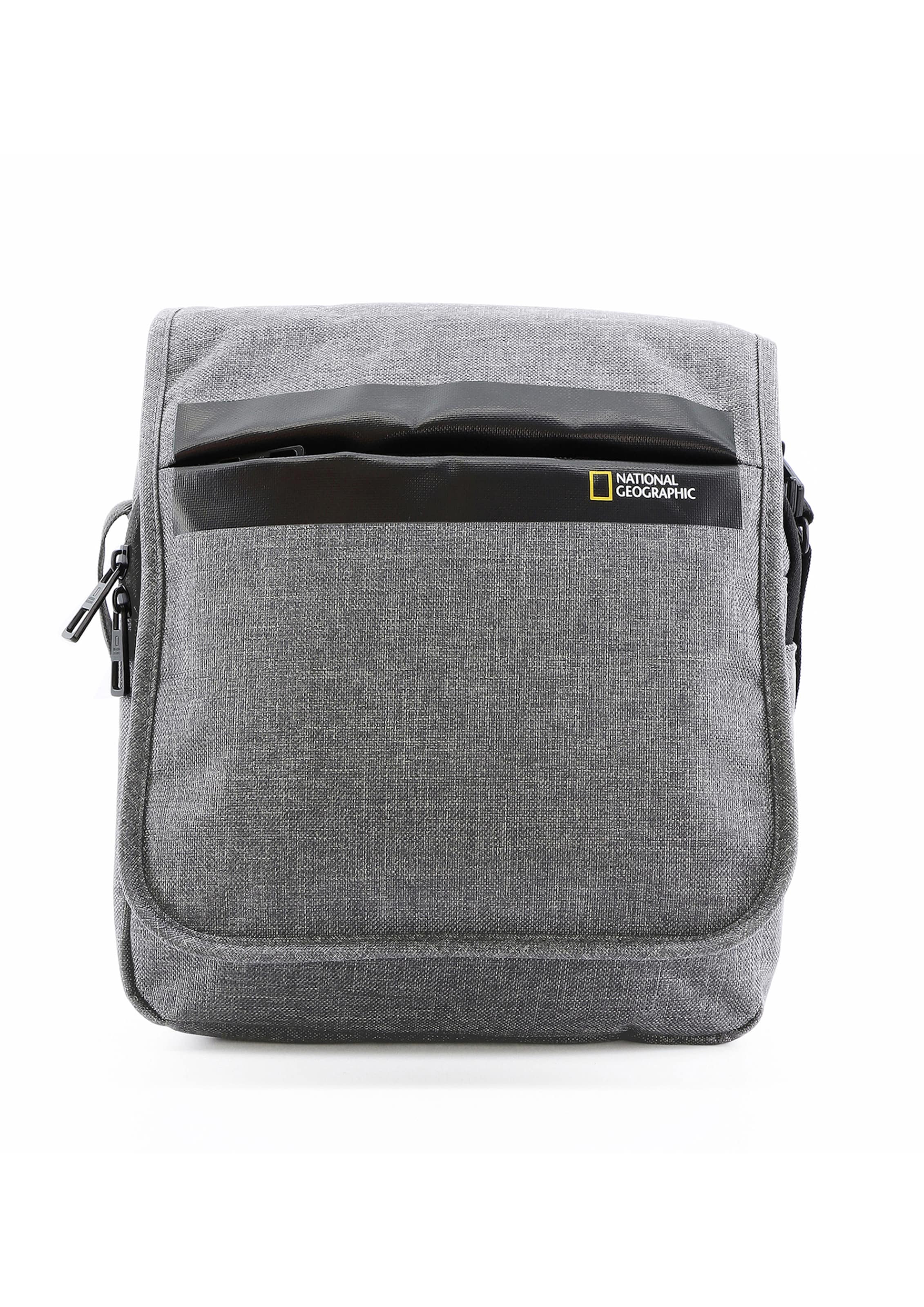 National Geographic Crossbody Bag 'Stream' in Grey: front