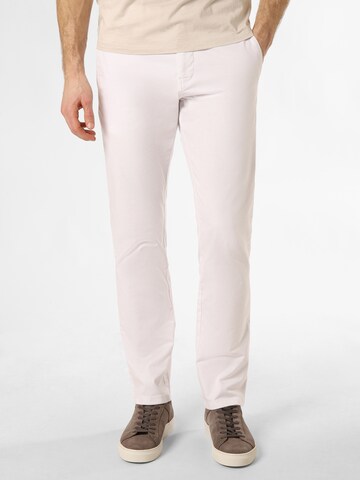 Finshley & Harding Regular Pants 'Dylan' in White: front