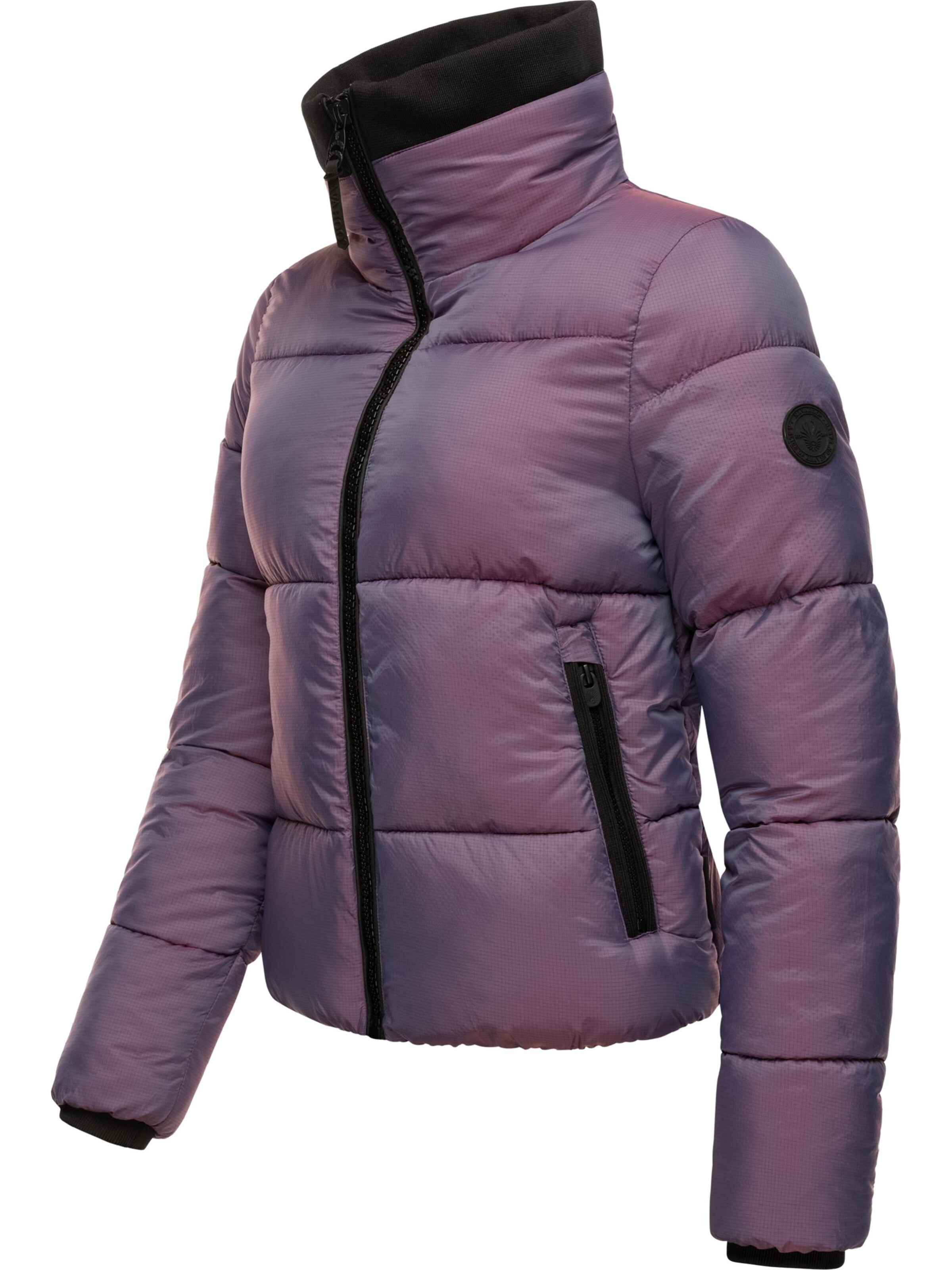 NAVAHOO Winter jacket 'Sternschnüppchen' in Purple: front