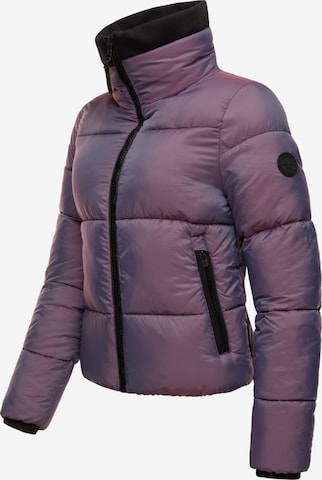NAVAHOO Winter jacket 'Sternschnüppchen' in Purple: front