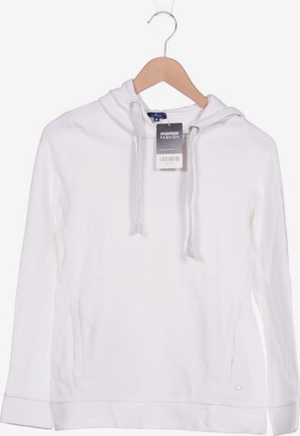 TOM TAILOR Sweatshirt & Zip-Up Hoodie in M in White: front
