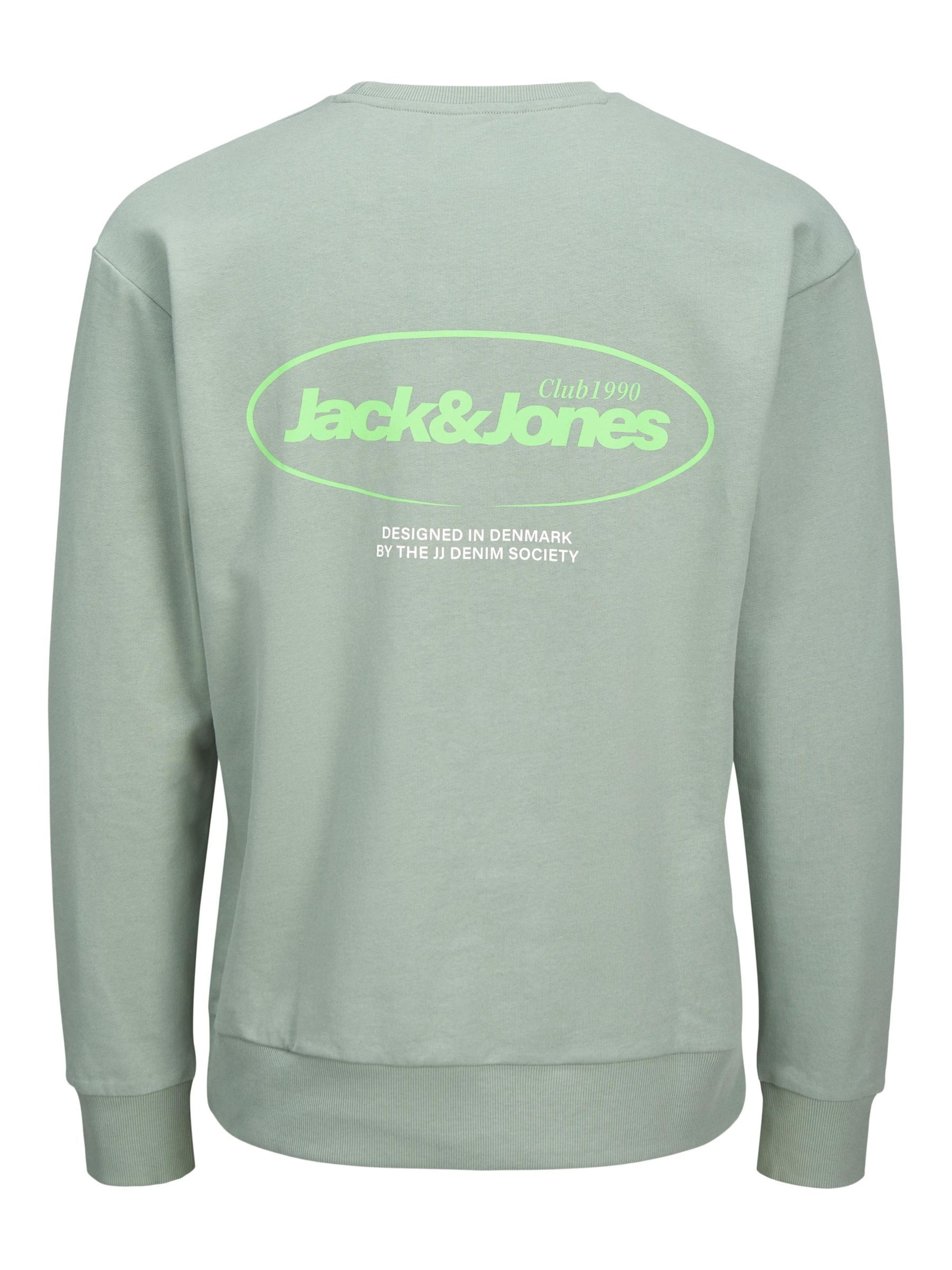 JACK & JONES Tréning póló 'JJEBradley' - zöld: elől