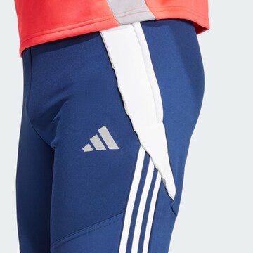 Effilé Pantalon de sport 'Tiro 24' ADIDAS PERFORMANCE en bleu