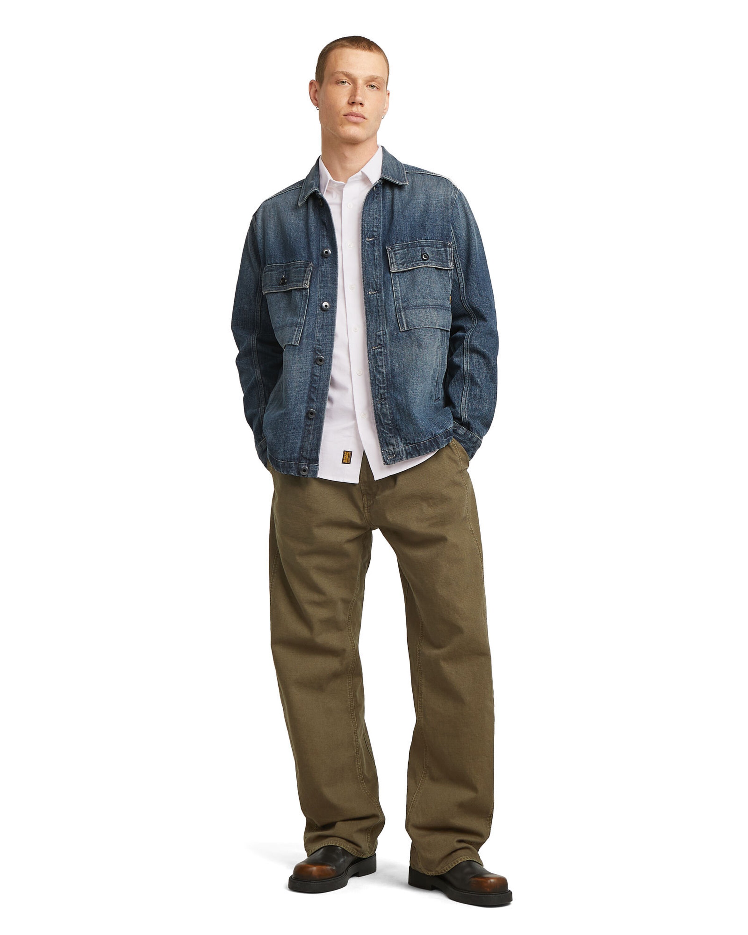 G-STAR Übergangsjacke 'The Mosa' in Blau