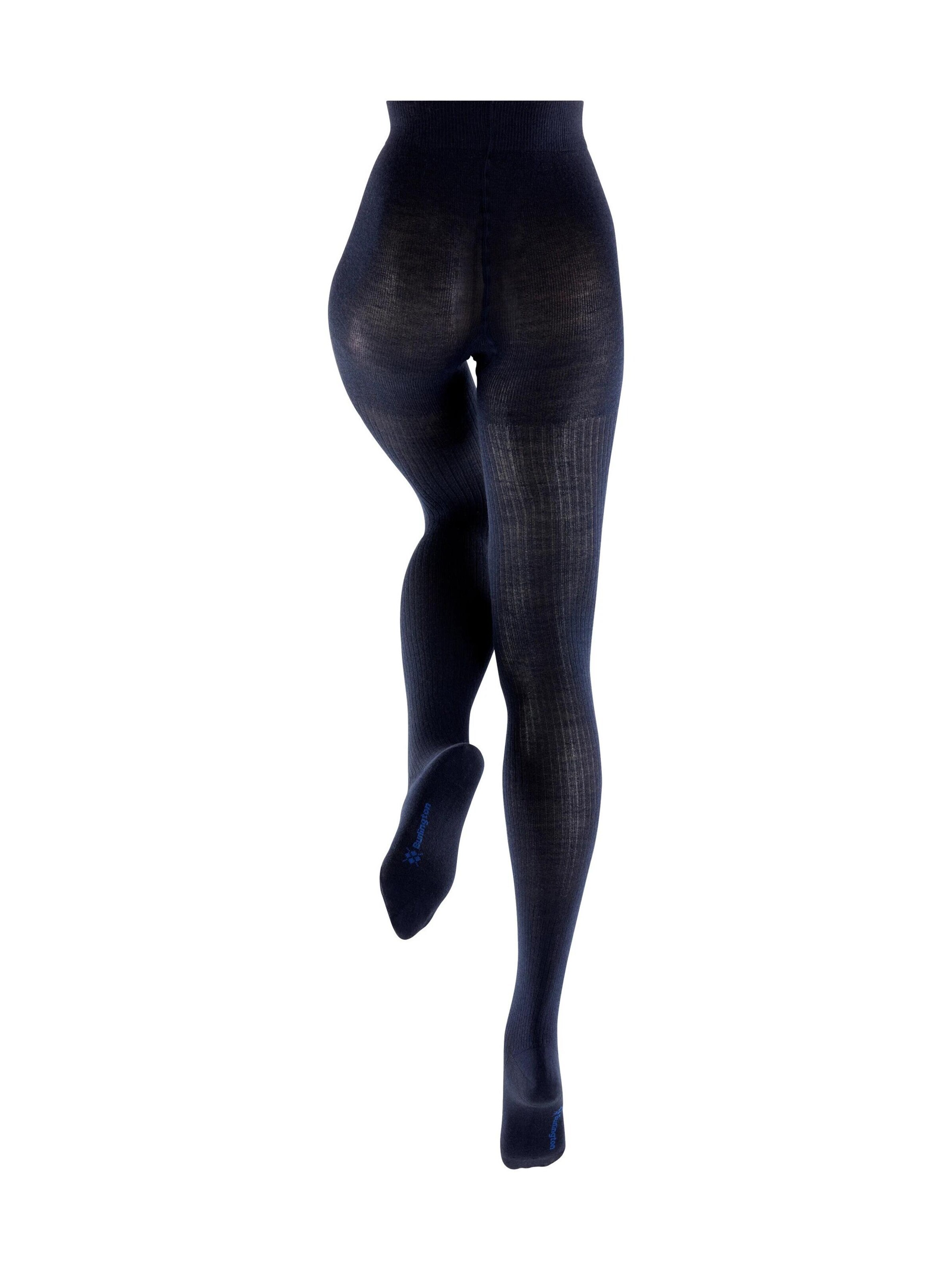 BURLINGTON Tights 'Rib Couture' in Blue