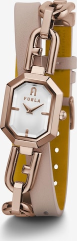 Montre à affichage analogique 'Furla octagonal' FURLA en or : devant