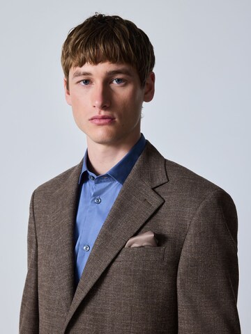 Coupe regular Veste de costume Next en marron
