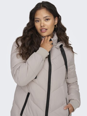 JDY Winter coat 'Skylar' in Grey