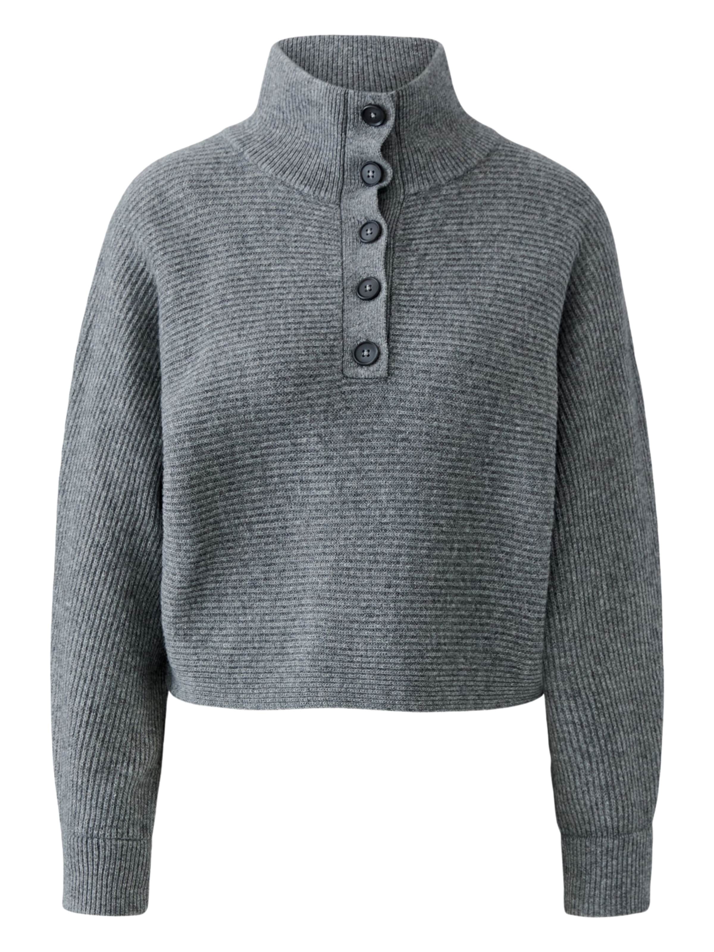 OUI Pullover in Grau: Vorderseite