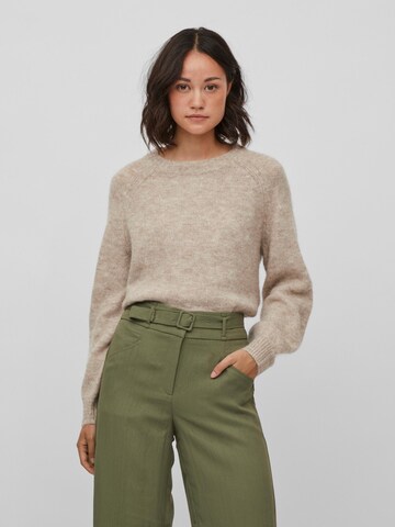 VILA Sweater 'JAMINA' in Beige: front