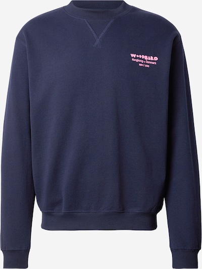 Woodbird Sweater majica 'Cane Wok' veličine S u tamno plava / ružičasta, Pregled proizvoda