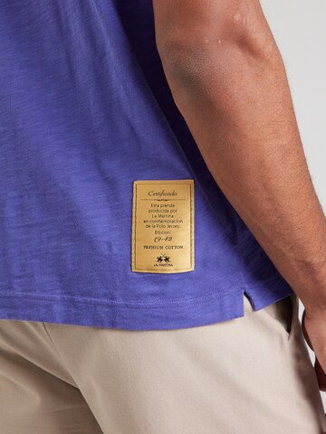 La Martina Poloshirt in Blau