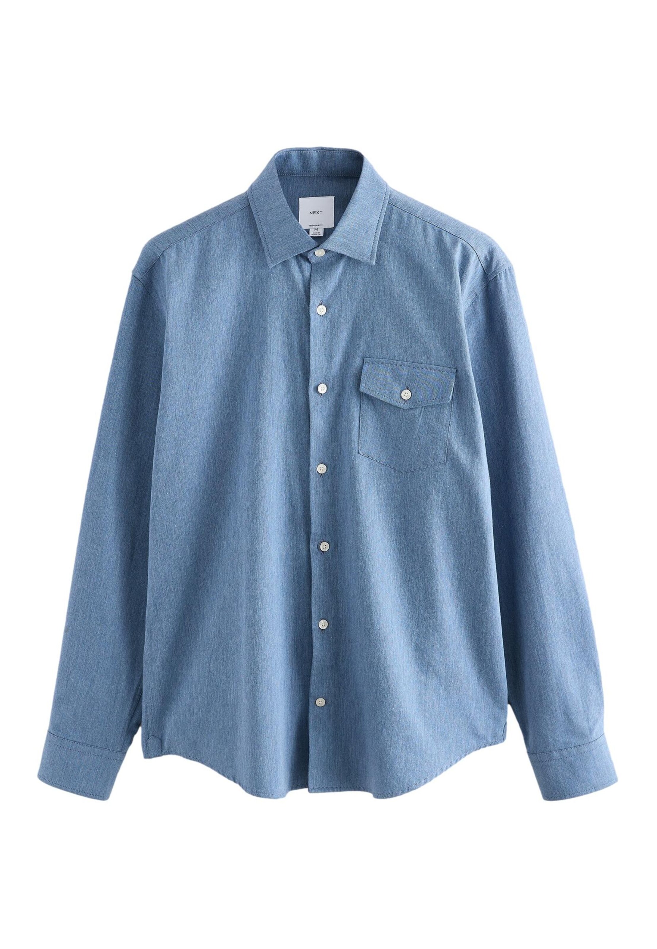 Next - Camisa 'Archive' en azul: frente