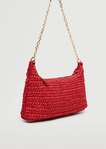 MANGO Shoulder Bag 'Jondal' in Red