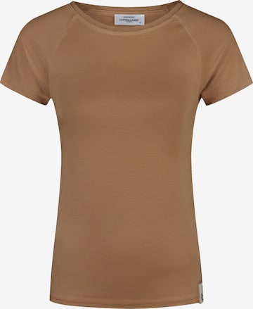 Cotton Candy T-Shirt in Braun: Vorderseite