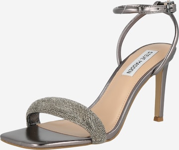 STEVE MADDEN Páskové sandály 'Entice' – šedá: přední strana