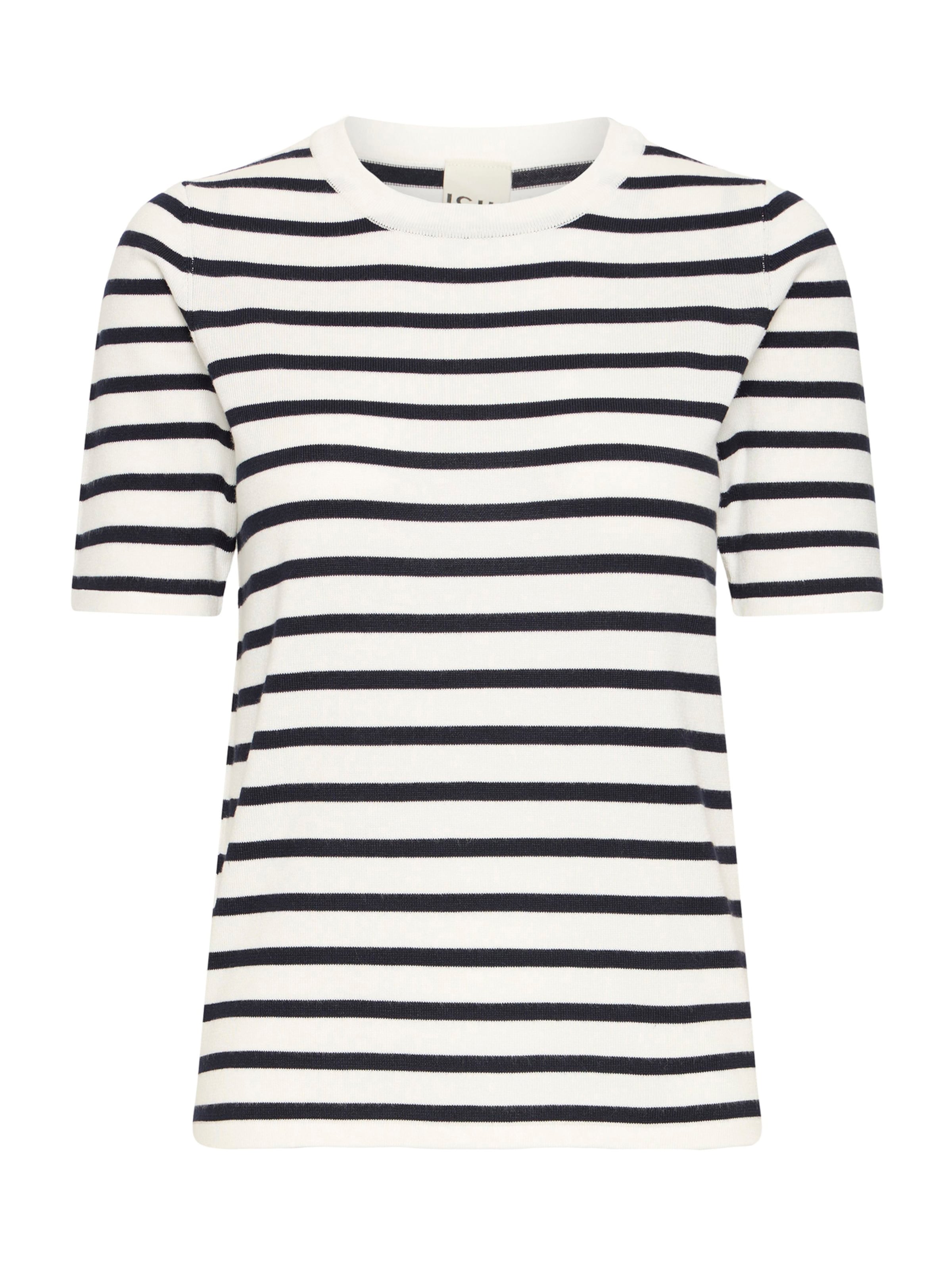 ICHI - Pullover 'IHLULS' em branco: frente