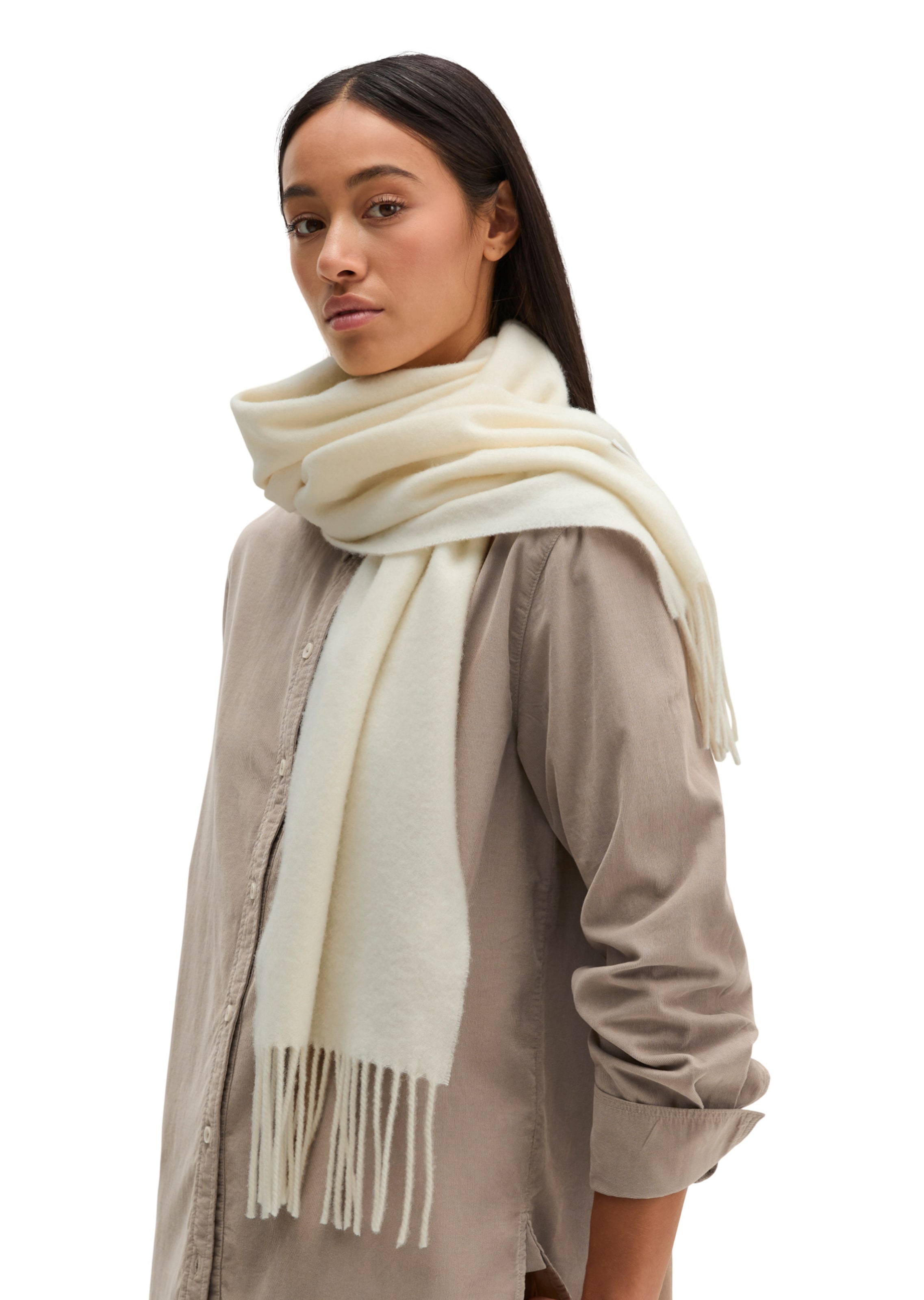 Marc O'Polo Sjal i beige: forside