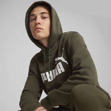 PUMA Спортен суитшърт 'Essentials' в зелено