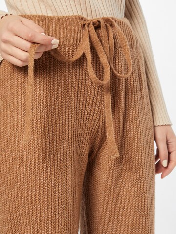 Missguided Wide leg Pants in Brown