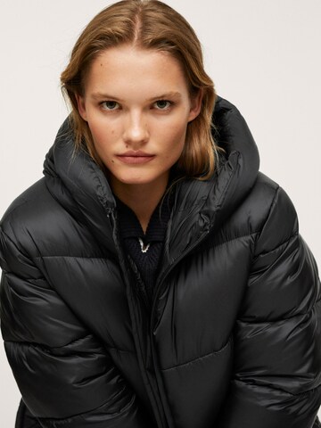 MANGO Winter Jacket 'Nepal' in Black