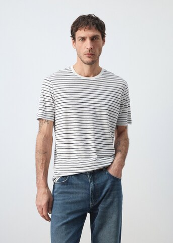 MANGO MAN T-Shirt 'Limar' in Weiß: Vorderseite