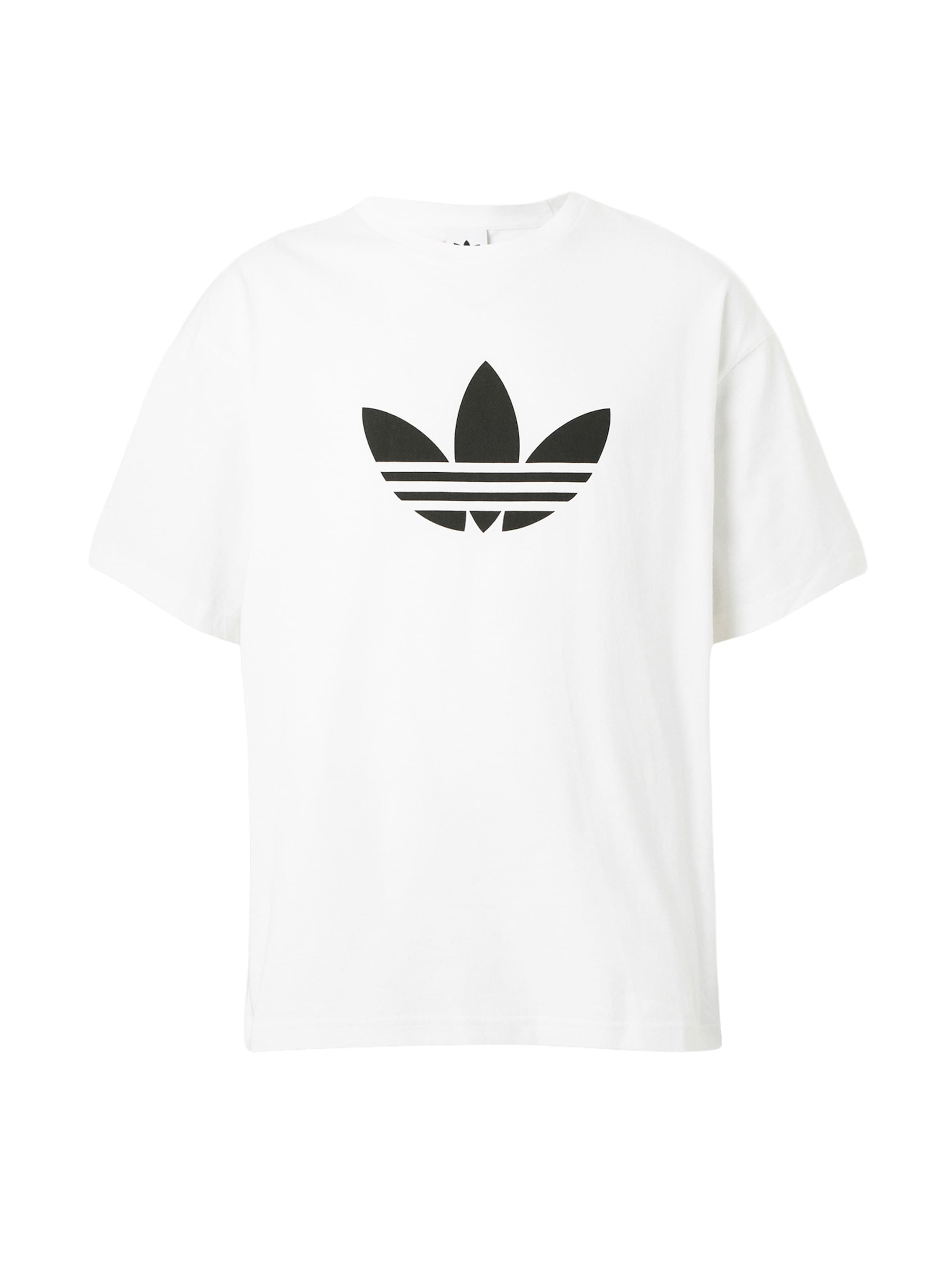 ADIDAS ORIGINALS Koszulka 'Adicolor Trefoil' w kolorze czarny / białym, Podgląd produktu