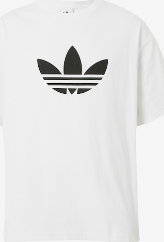 ADIDAS ORIGINALS Koszulka 'Adicolor Trefoil' w kolorze biały: przód