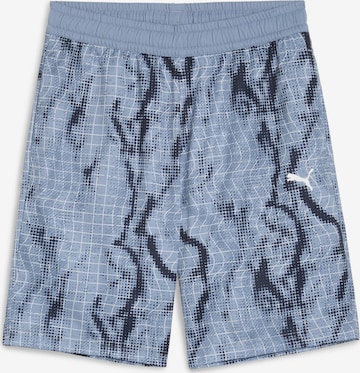 PUMA Regular Sportbroek in Blauw: voorkant