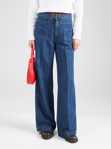 Wide Leg Jean 'LEATON' Polo Ralph Lauren en bleu : devant