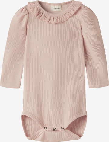 Barboteuse / body Lil'Atelier en rose : devant