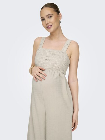 Only Maternity Jumpsuit in Beige