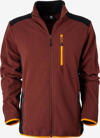 FORSBERG Fleecejacke 'Brodir III funktionelle Fleecejacke' in Rot: Vorderseite
