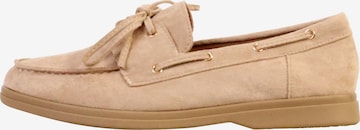 Slipper 'LBS-Schnürmokassin' di Super Mode in beige: frontale