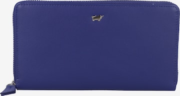 Braun Büffel Wallet 'Joy' in Blue: front